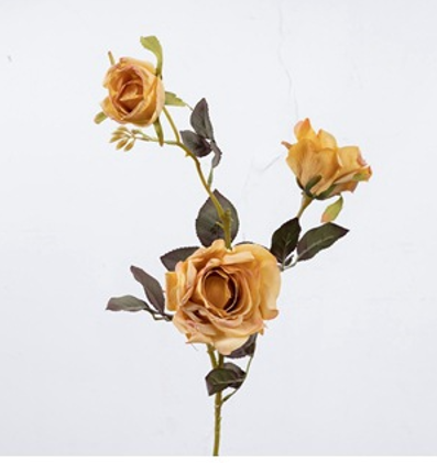 ARTIFICIAL ROSES: Yellow