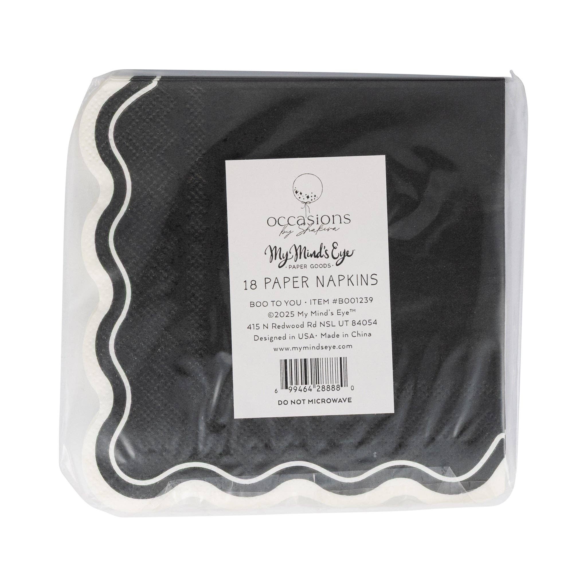 Occasions Boo Ghost Cocktail Napkin - Image 2