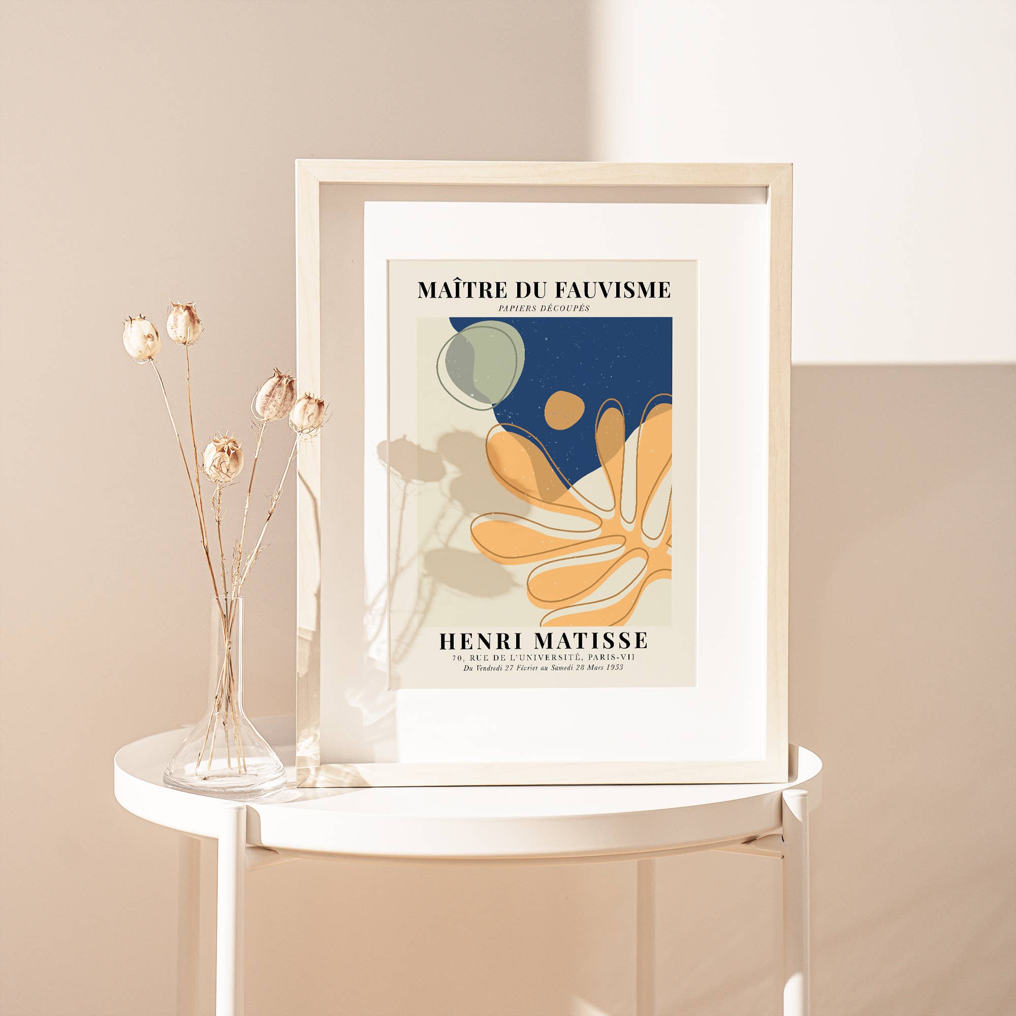 Sugar & Canvas - Henri Matisse Cut-Outs Vintage Poster Art Print M108 - Image 8