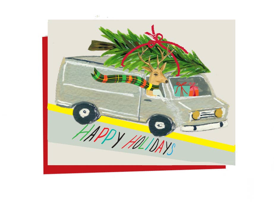 Elizabeth Grubaugh - Silver Van Holiday Card