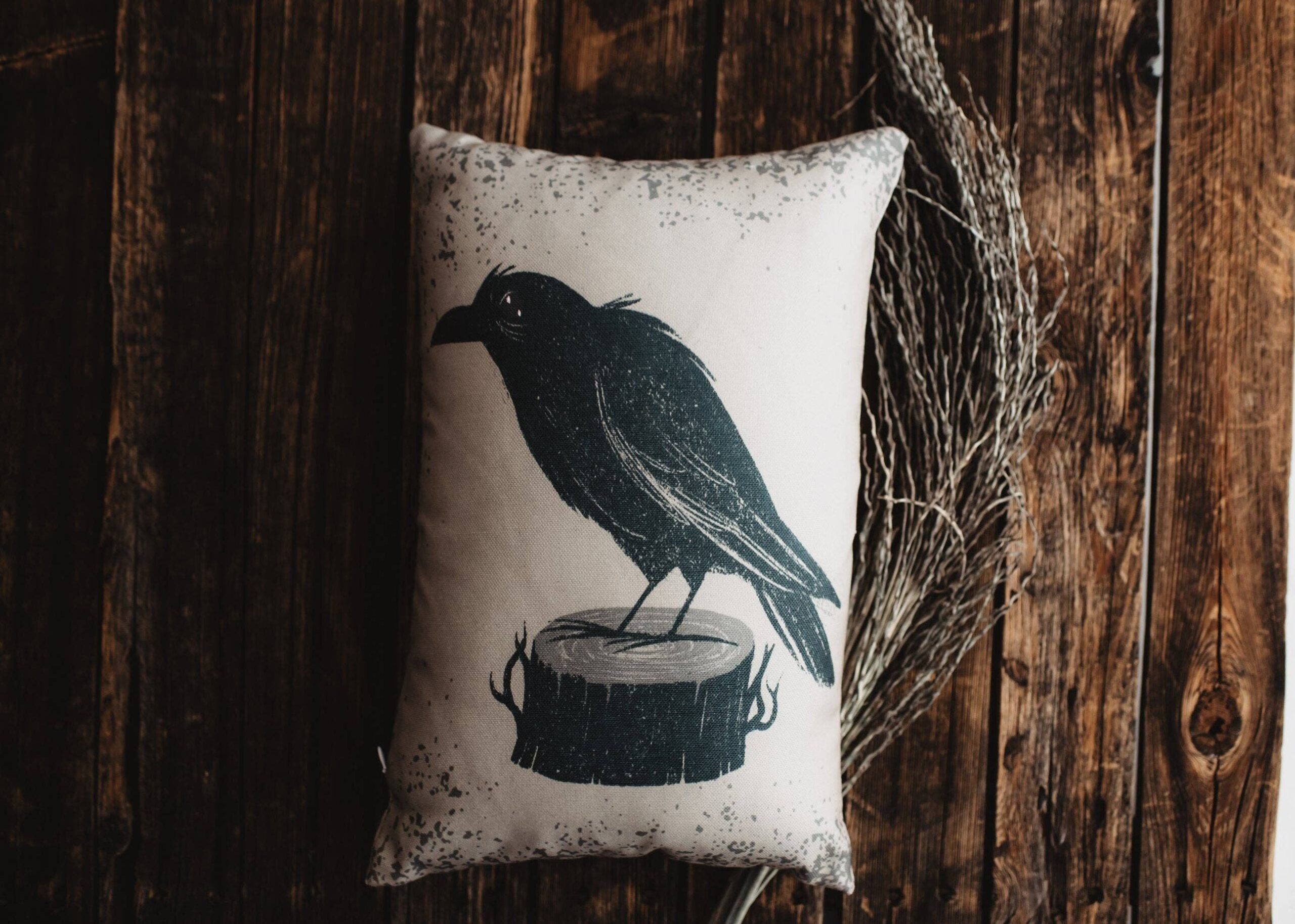 UniikPillows - Primitive Black Turkeys Lumbar Pillow Cover | 12x18 Hallowee (1) - Image 5