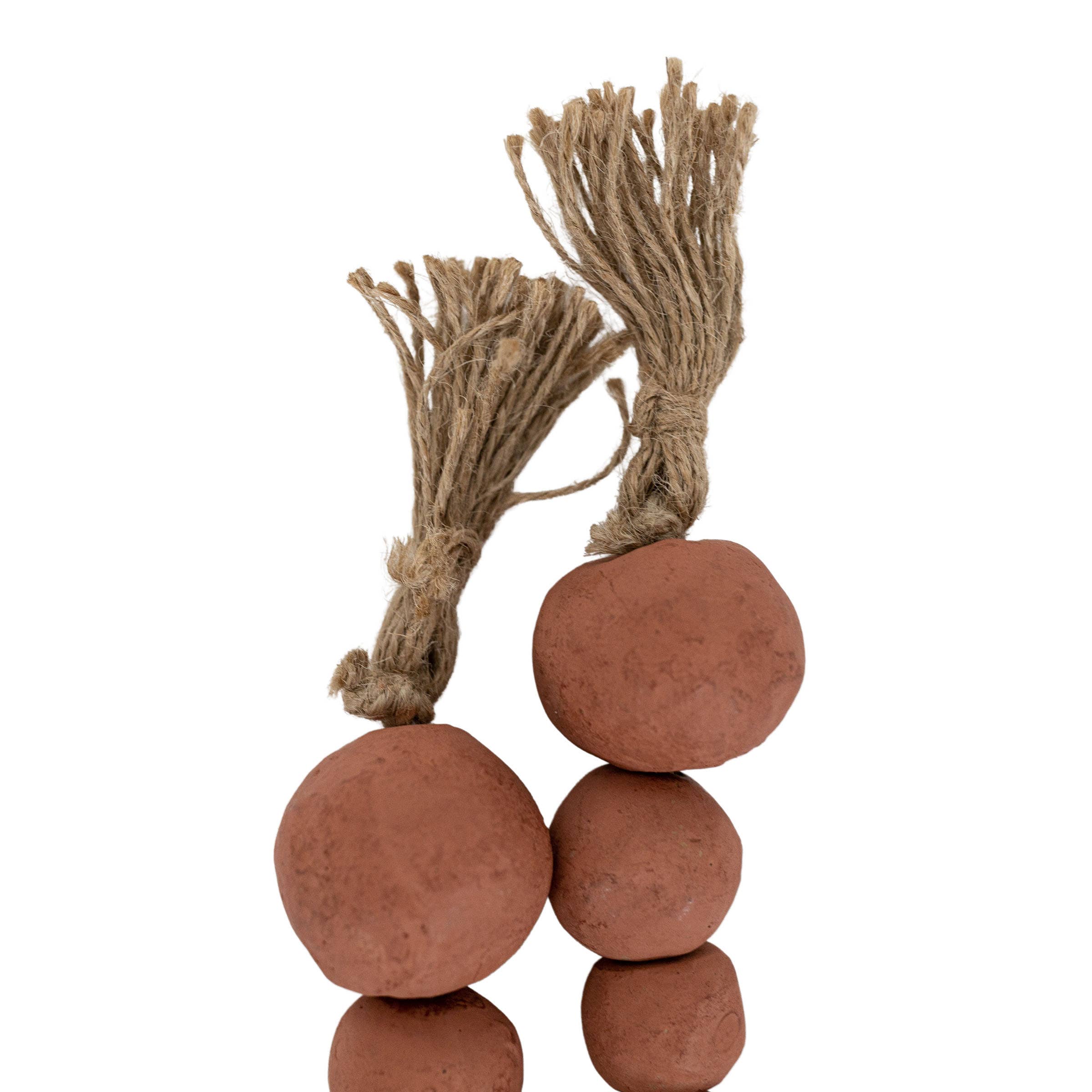 Osa Bead Garland Terracotta & Jute - Image 5