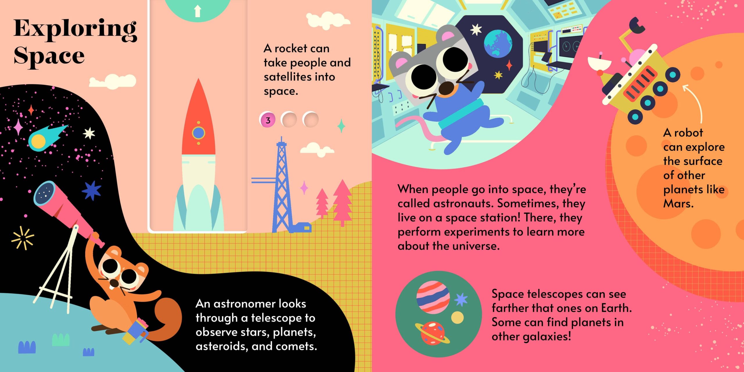 Hands-On Academy: Space (Interactive Children's Board Book) - Image 6