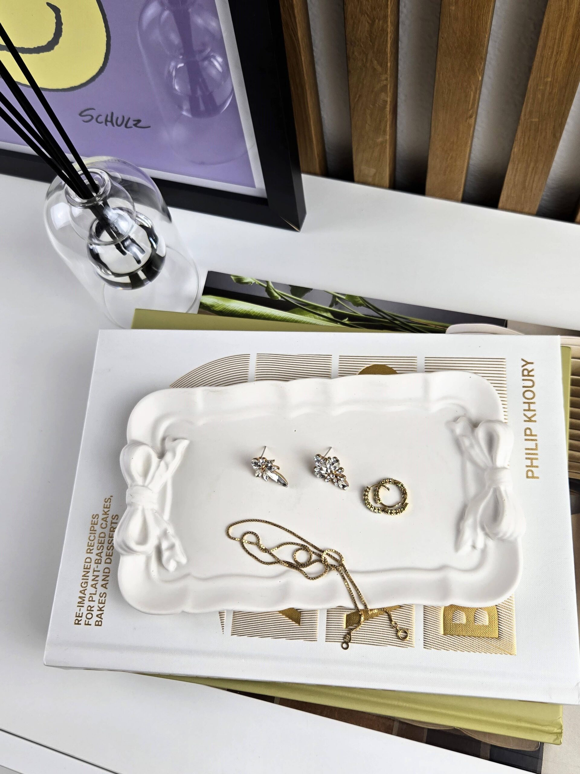 Bow Lace Tray Rectangle