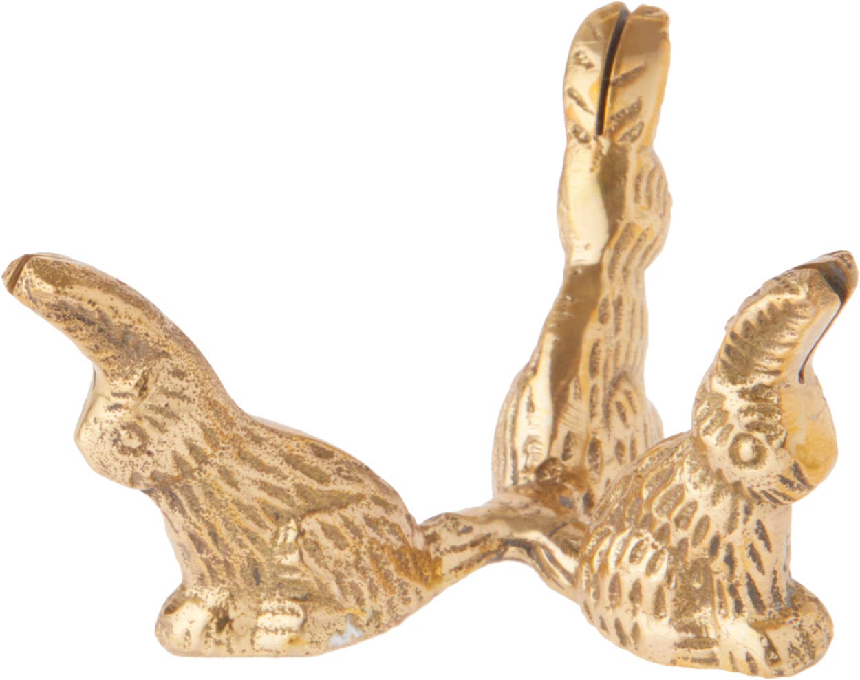 Bard's - Bard's Brass-toned Egg Stand/Holder, Rabbit, 2.125" Diameter