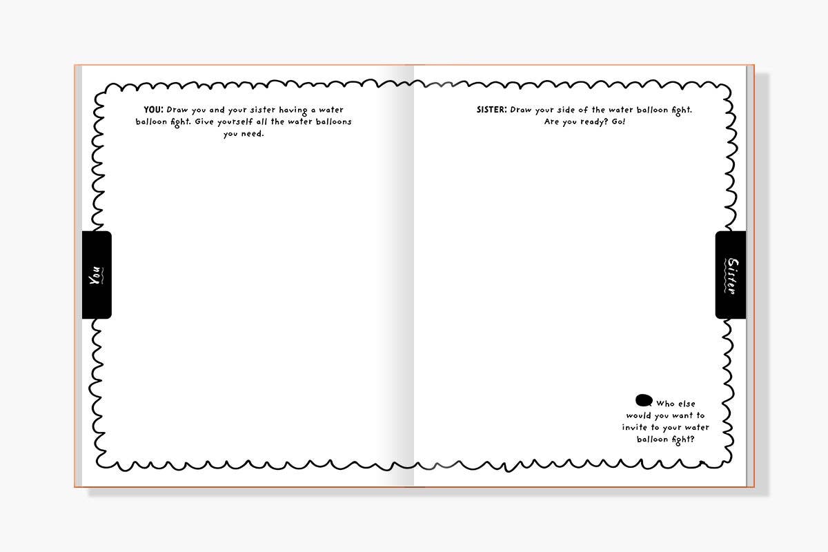 Draw With Sister! (Kids Doodle Coloring Book) - Image 2