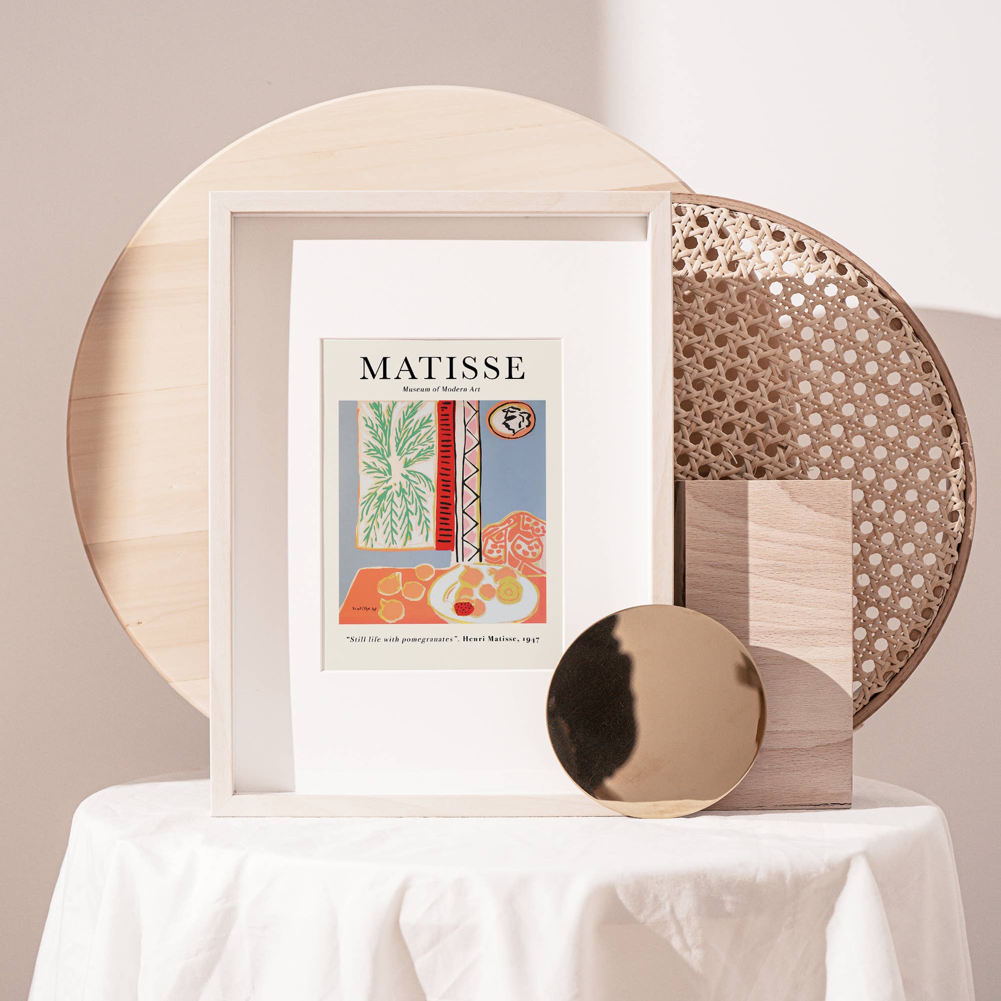 Sugar & Canvas - Henri Matisse Still Life with Pomegranates Art Print M63 - Image 6