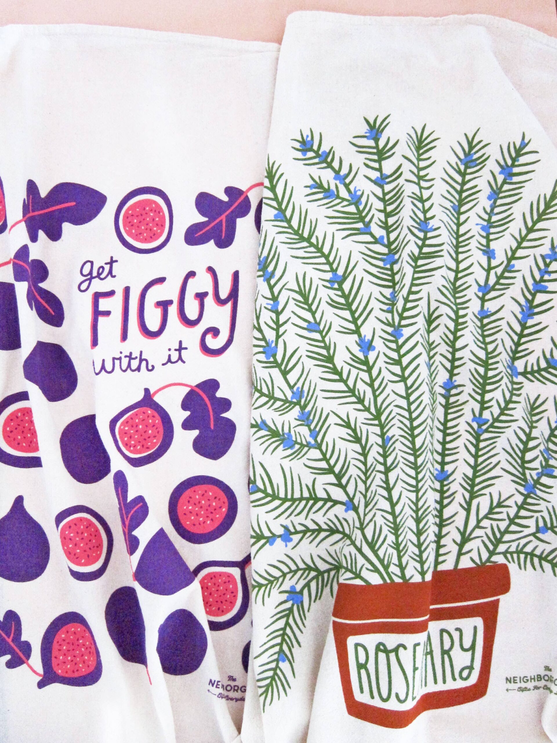 FALL ROSEMARY & FIG (Rosemary, Fig) - Tea Towel Set of 2 - Image 4