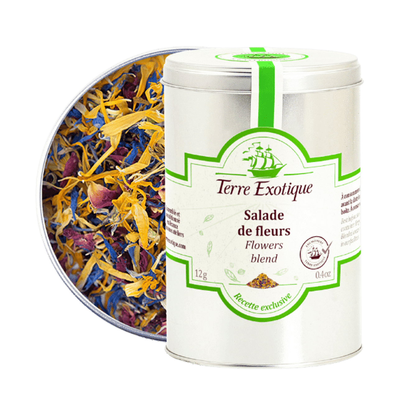 Terre Exotique Edible Flowers for Salad 0.2oz