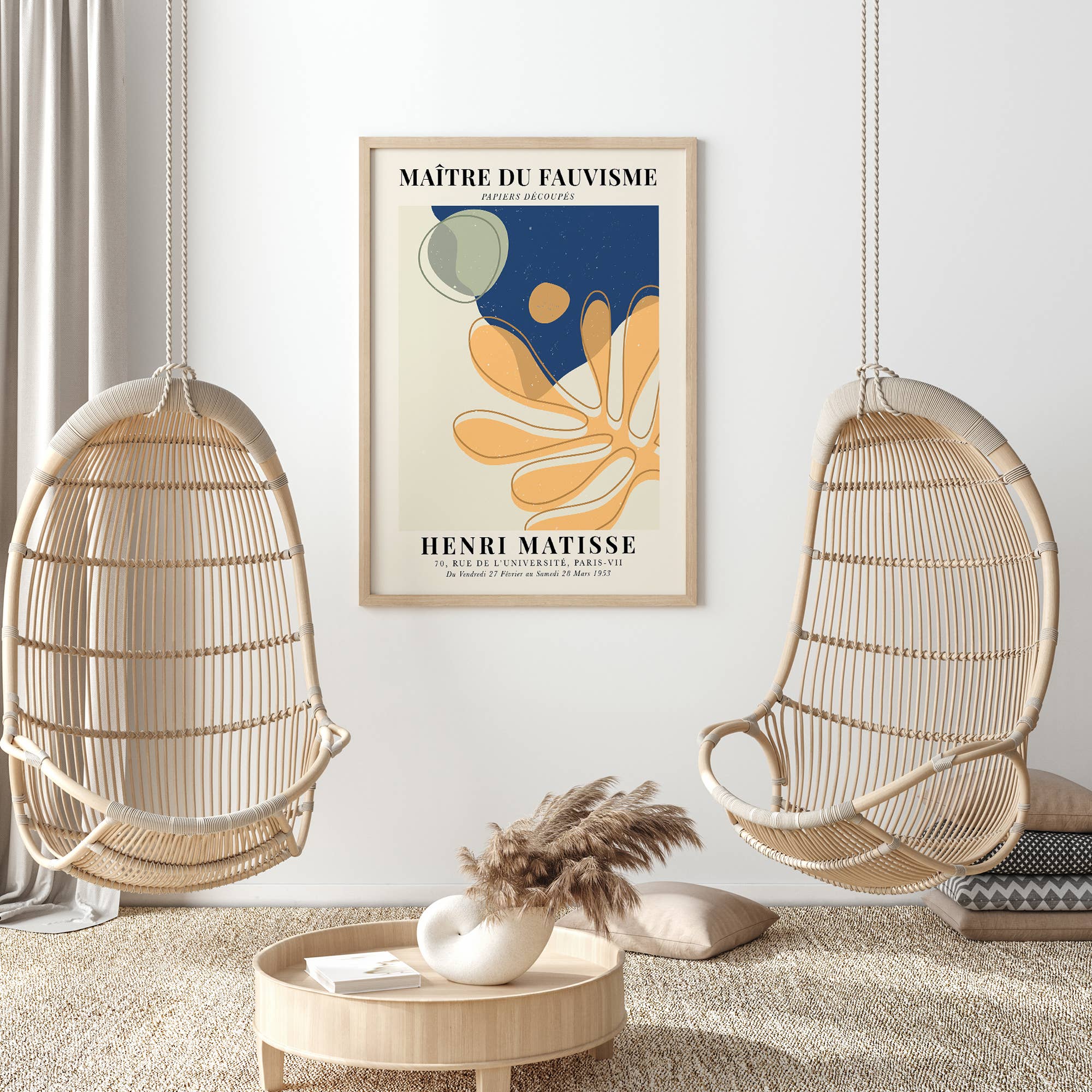 Sugar & Canvas - Henri Matisse Cut-Outs Vintage Poster Art Print M108 - Image 9