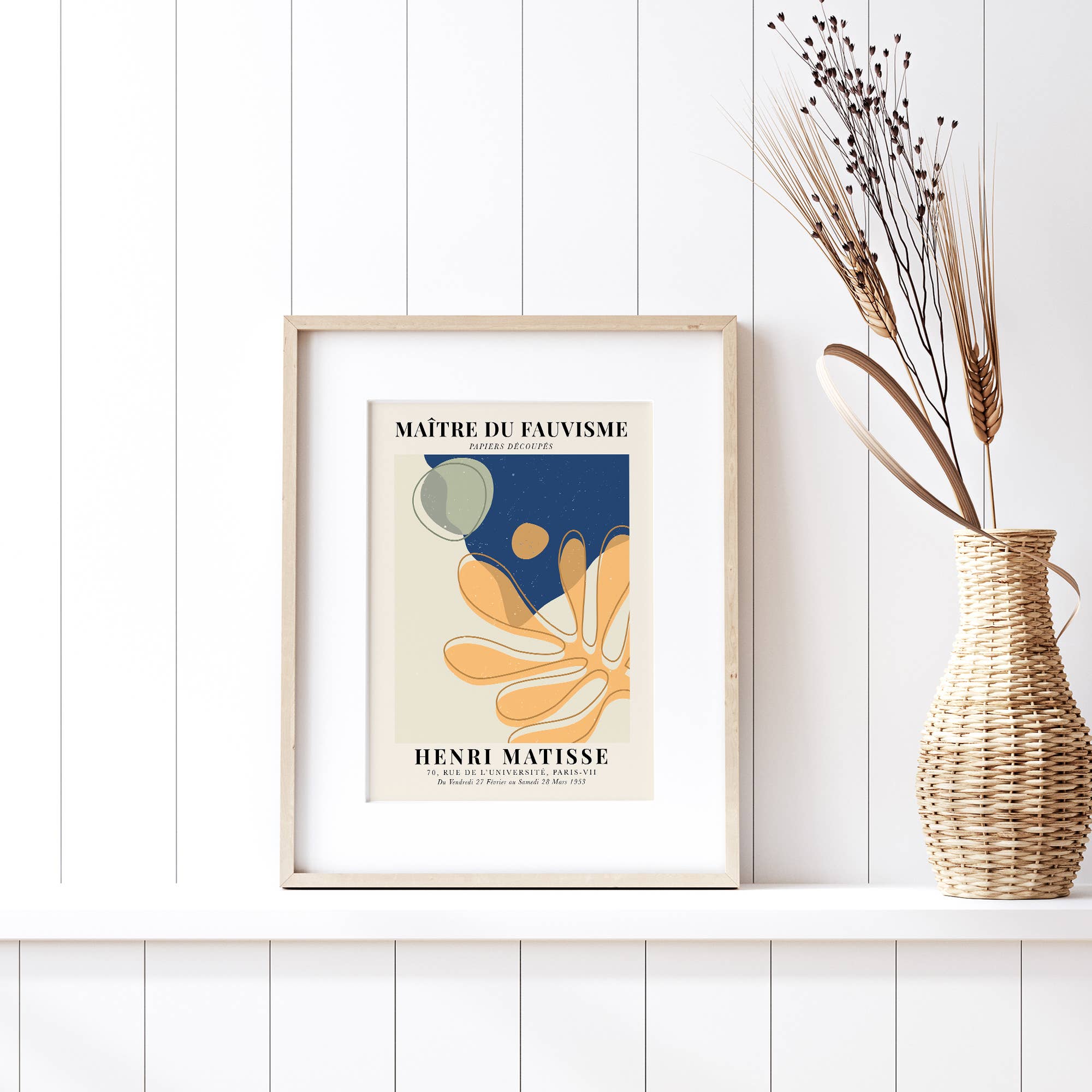 Sugar & Canvas - Henri Matisse Cut-Outs Vintage Poster Art Print M108 - Image 4