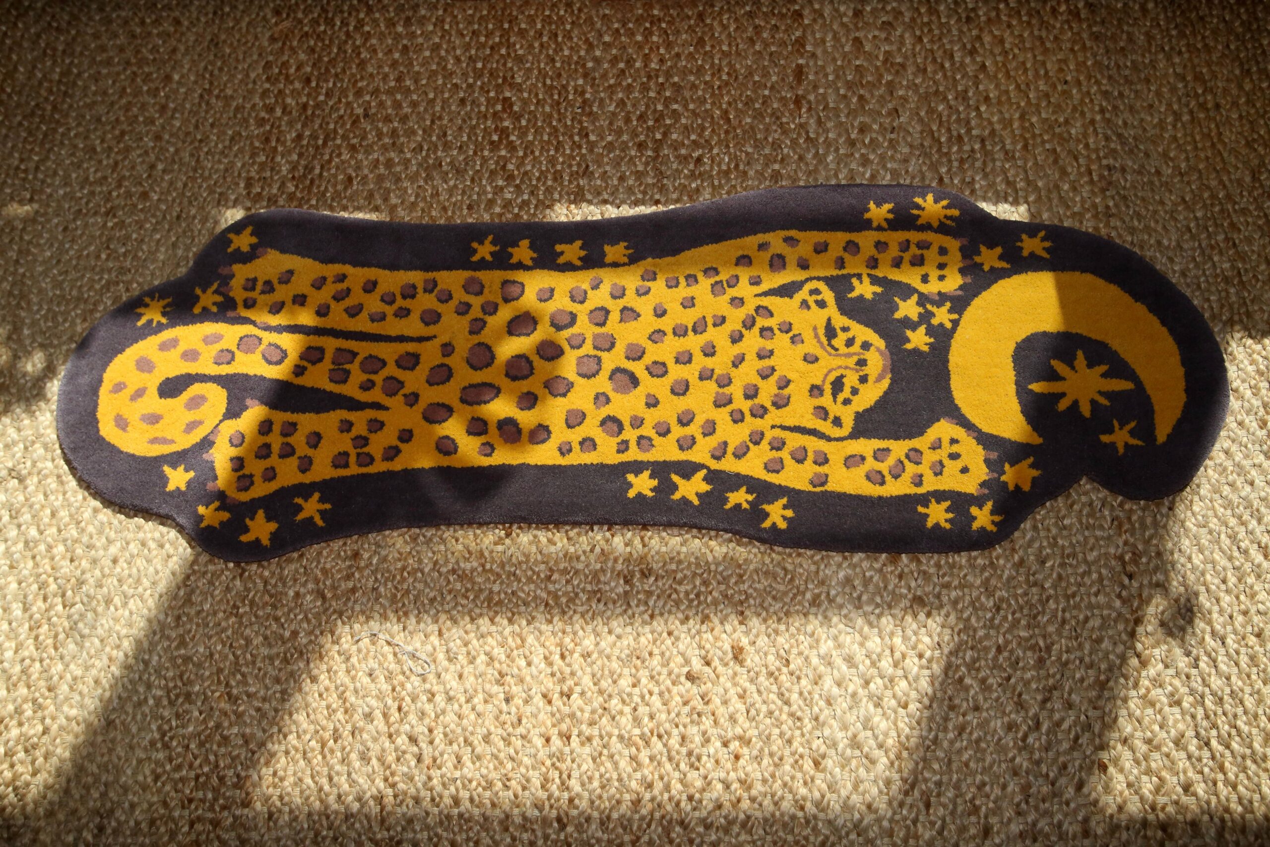 Calhoun & Co. - Moonlight Leopard Shape Rug