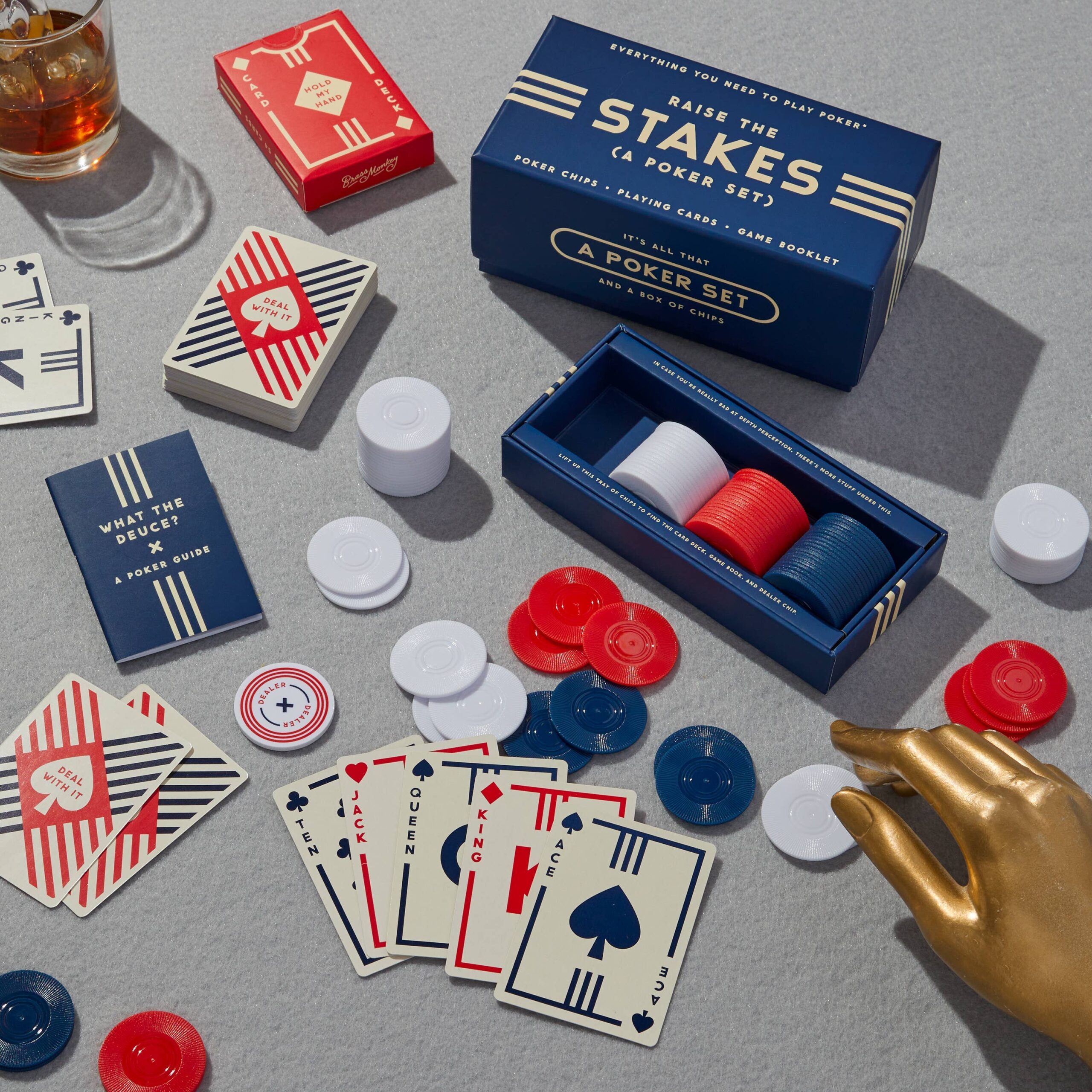 Brass Monkey Raise The Stakes Poker Game Set - Image 2