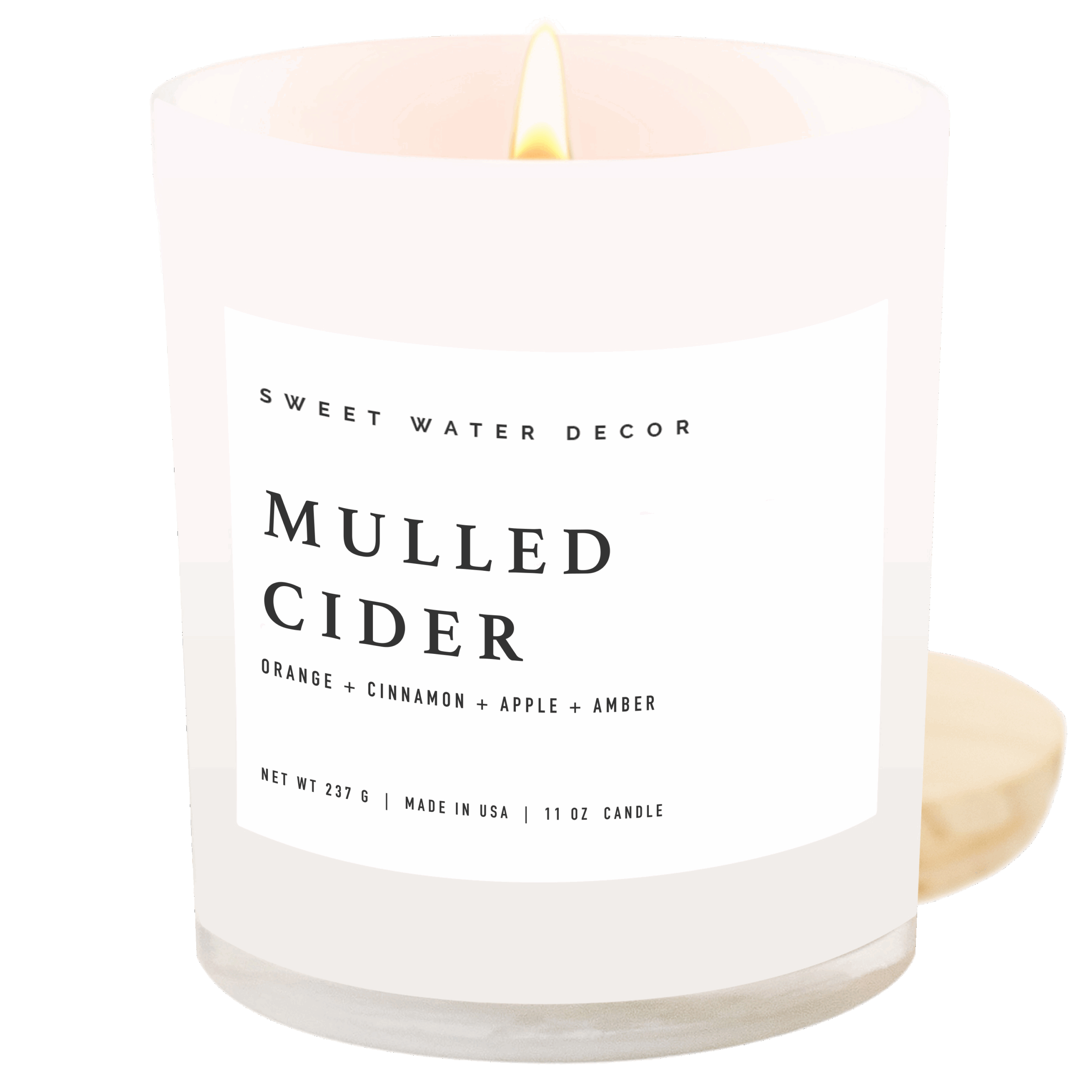Mulled Cider 11 oz Soy Candle - Fall Decor & Gifts