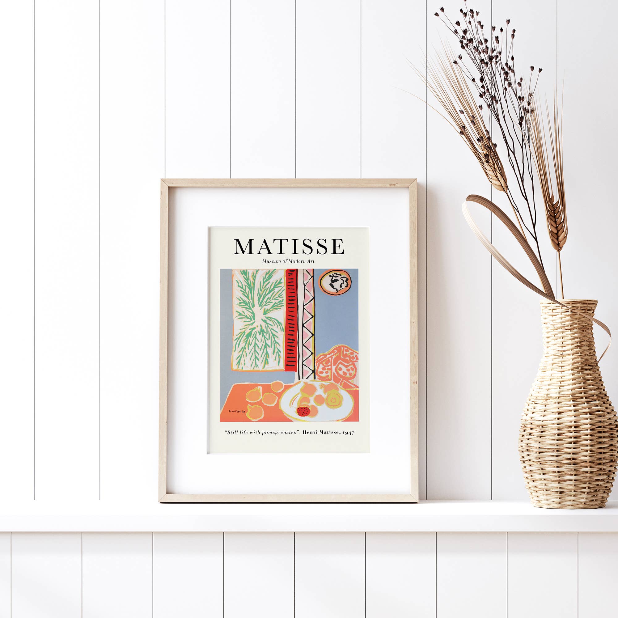 Sugar & Canvas - Henri Matisse Still Life with Pomegranates Art Print M63 - Image 3