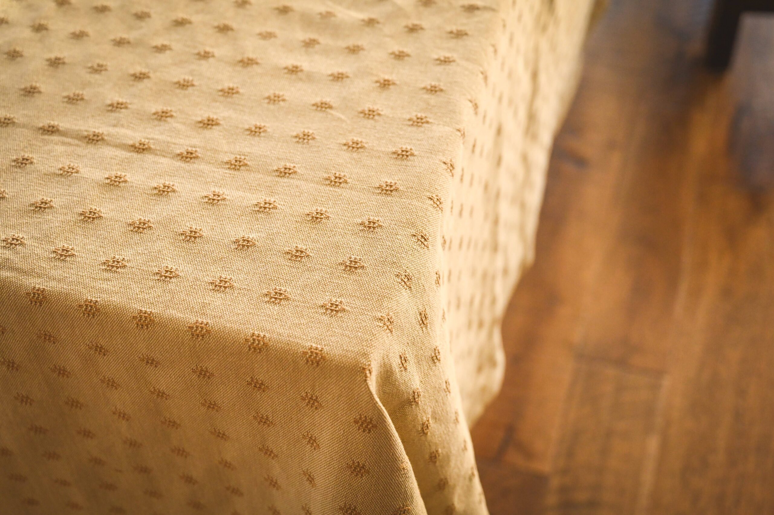 Galley and Fen - Umber Dobby Tablecloth - Image 3