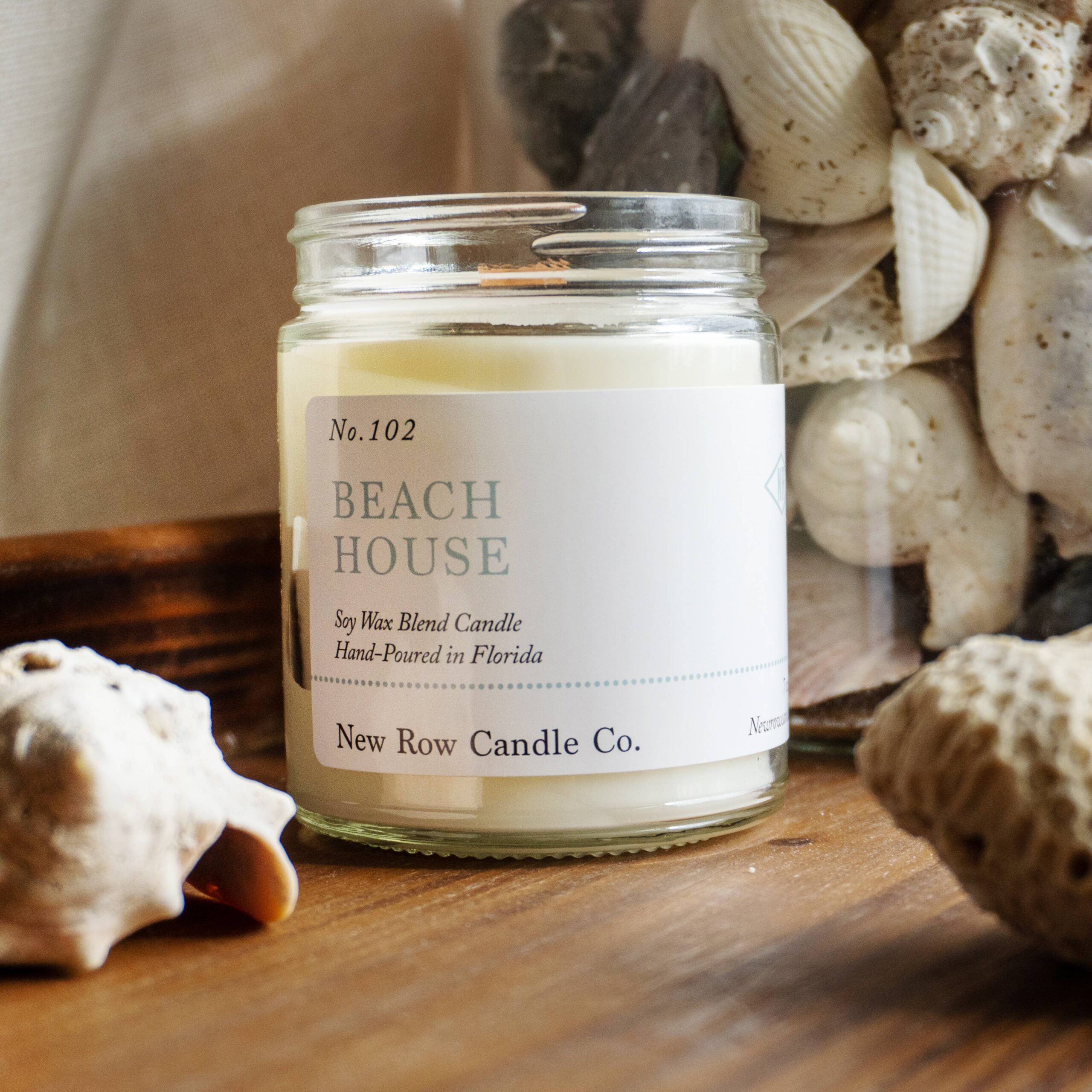 Beach House Wood Wick Farmhouse Candle