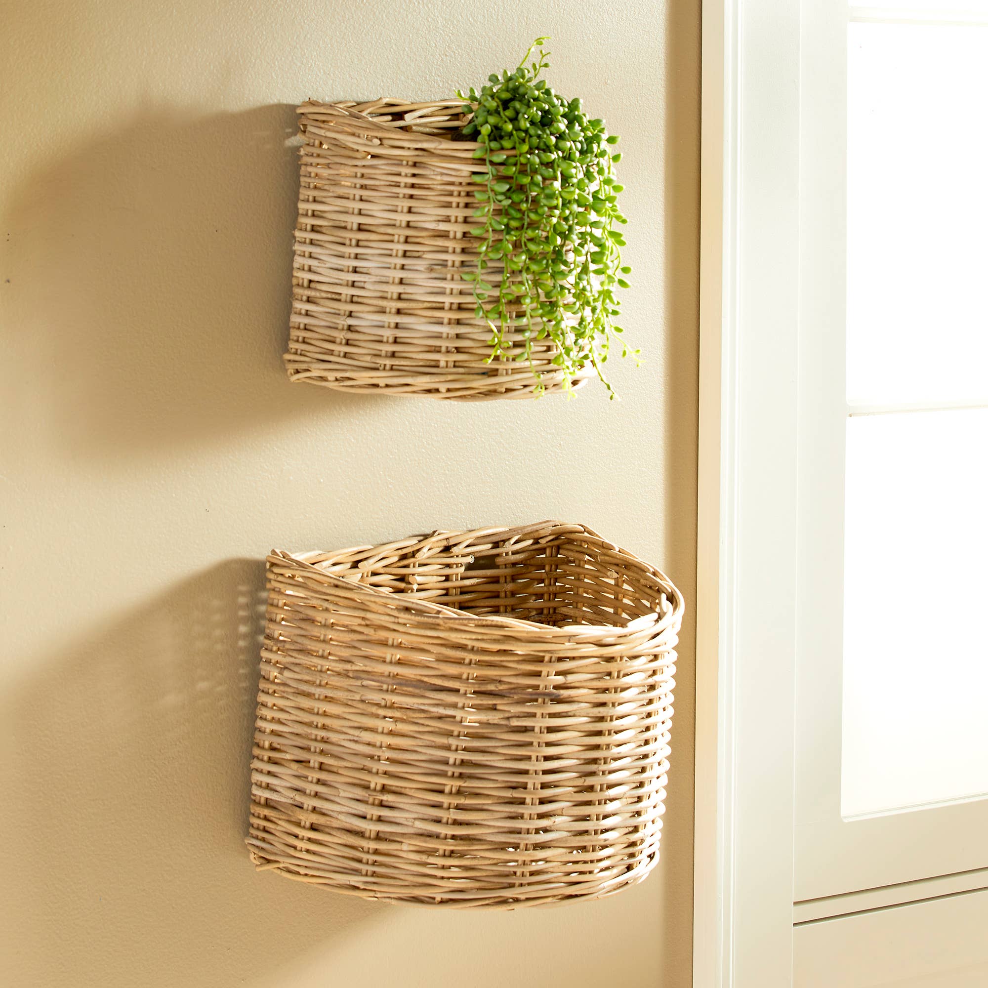 Normandy Demilune Baskets, Set of 2 - Image 2
