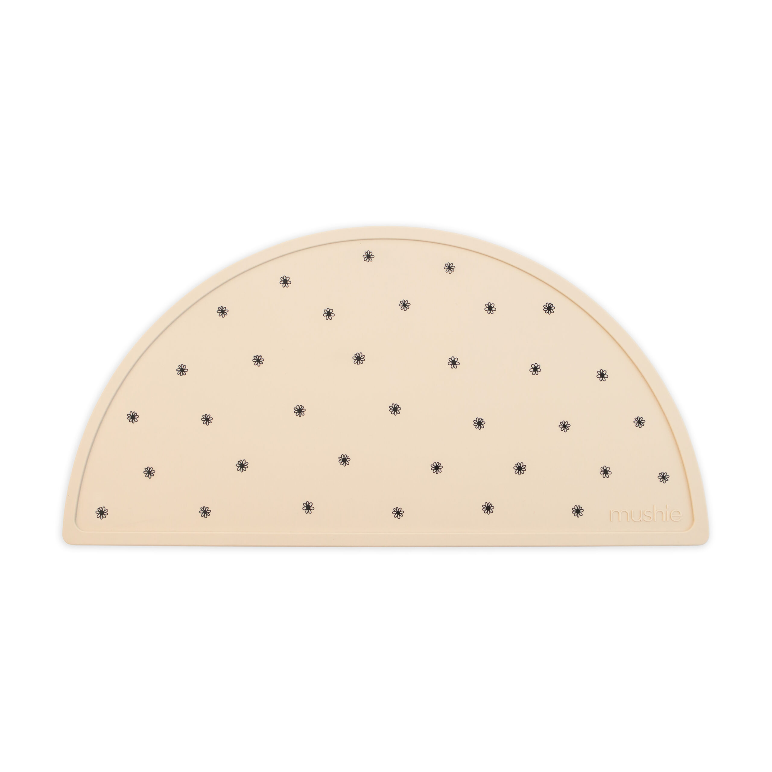 Silicone Placemat Black Daisy