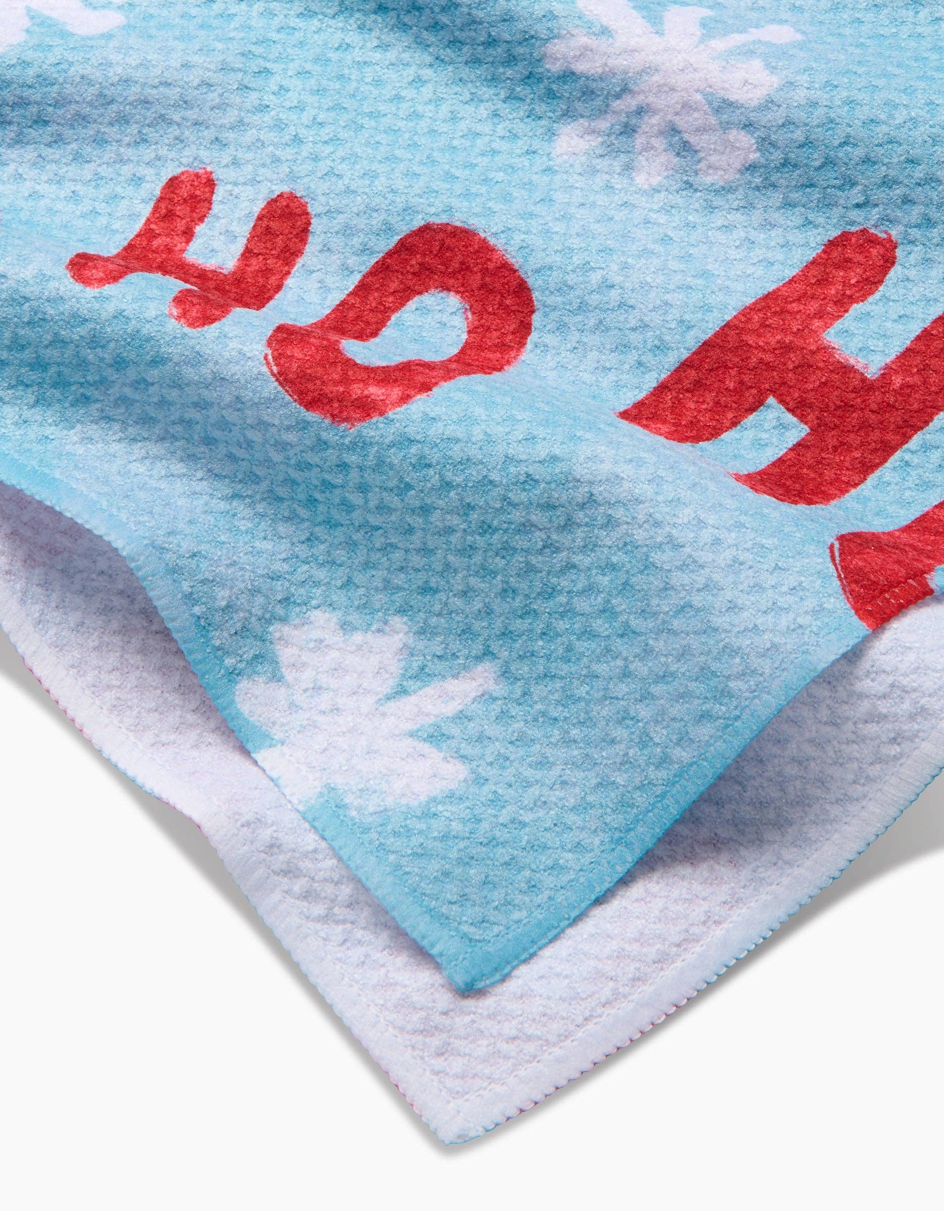 Merry Santa Claus Tea Towel - Image 2