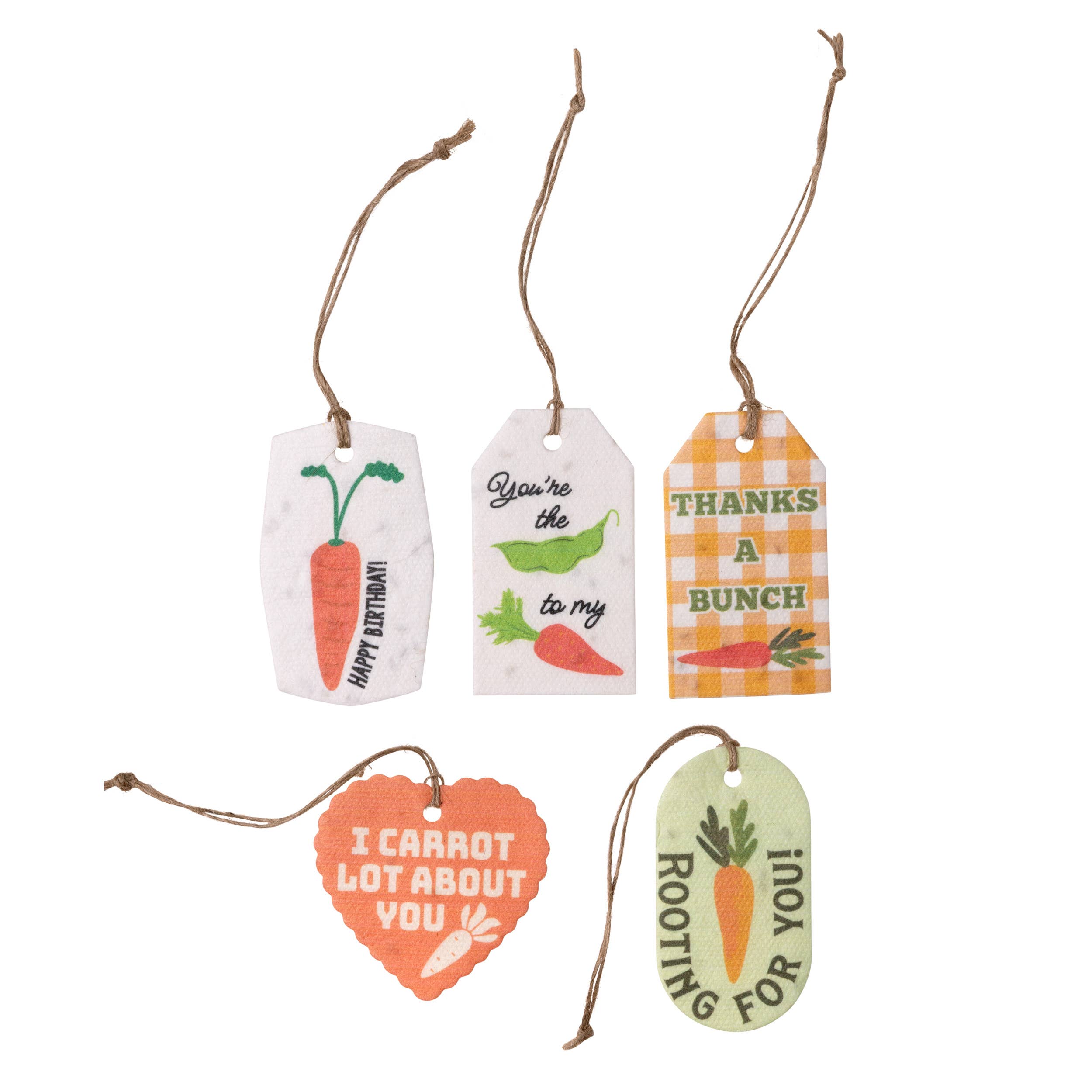 Plantable Seed Gift Tags - Vintage Seed Design, 5 Gift Tags: Daisies - Image 14