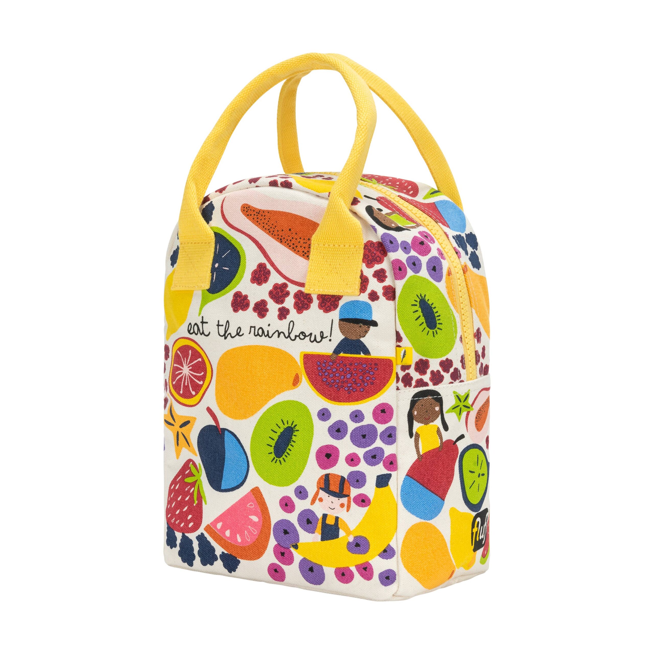 Fluf - Zipper Lunch Bag - Eat the Rainbow - Image 2