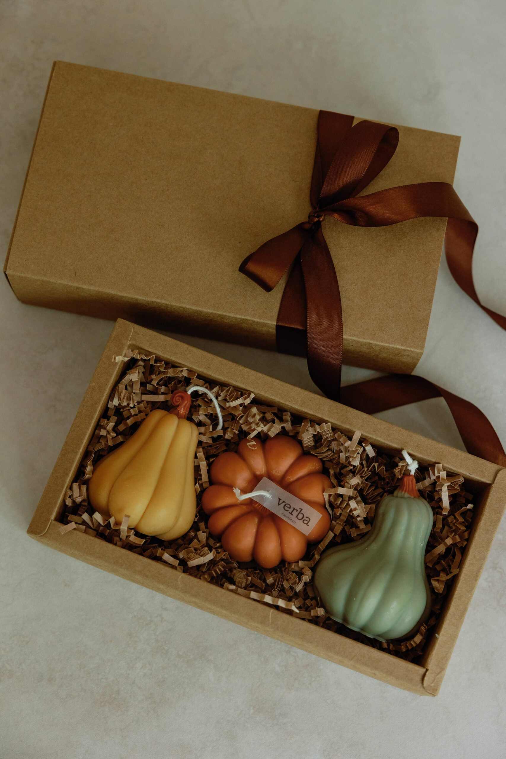 Pumpkin candle Gift box, Apples and Maple Bourbon - Image 3