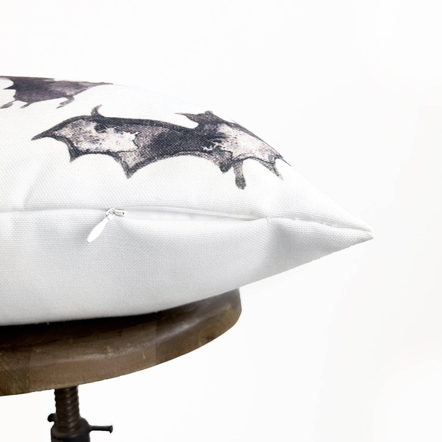 UniikPillows - Bats on White Pillow Cover - Image 5