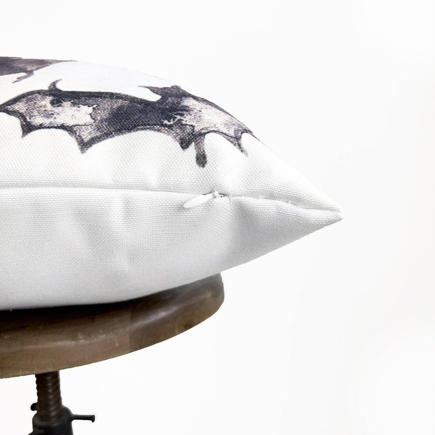 UniikPillows - Bats on White Pillow Cover - Image 6