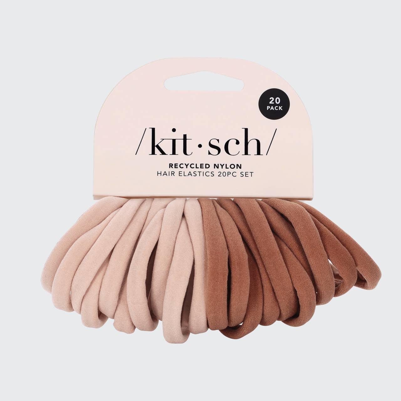 Eco-Friendly Nylon Elastics 20pc set - Blush - Image 4