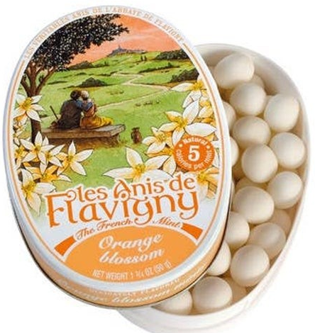 Les Anis de Flavigny All Natural Orange Mints 1.8oz