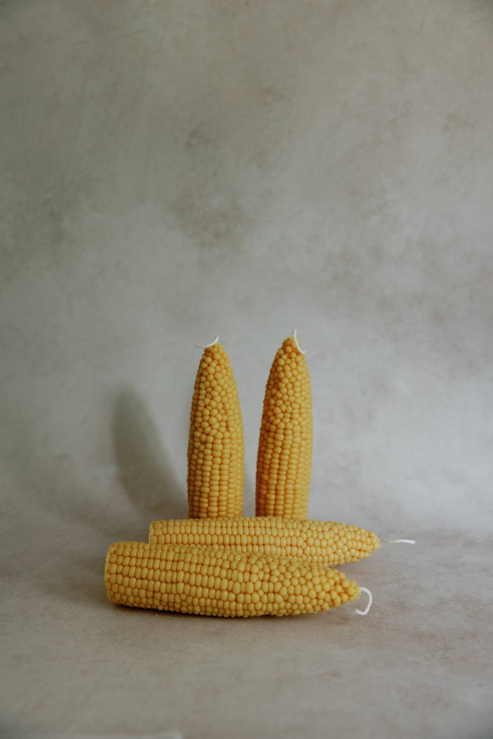 Corn cob pillar candle, 1pc corn, Pumpkin Chai - Image 4