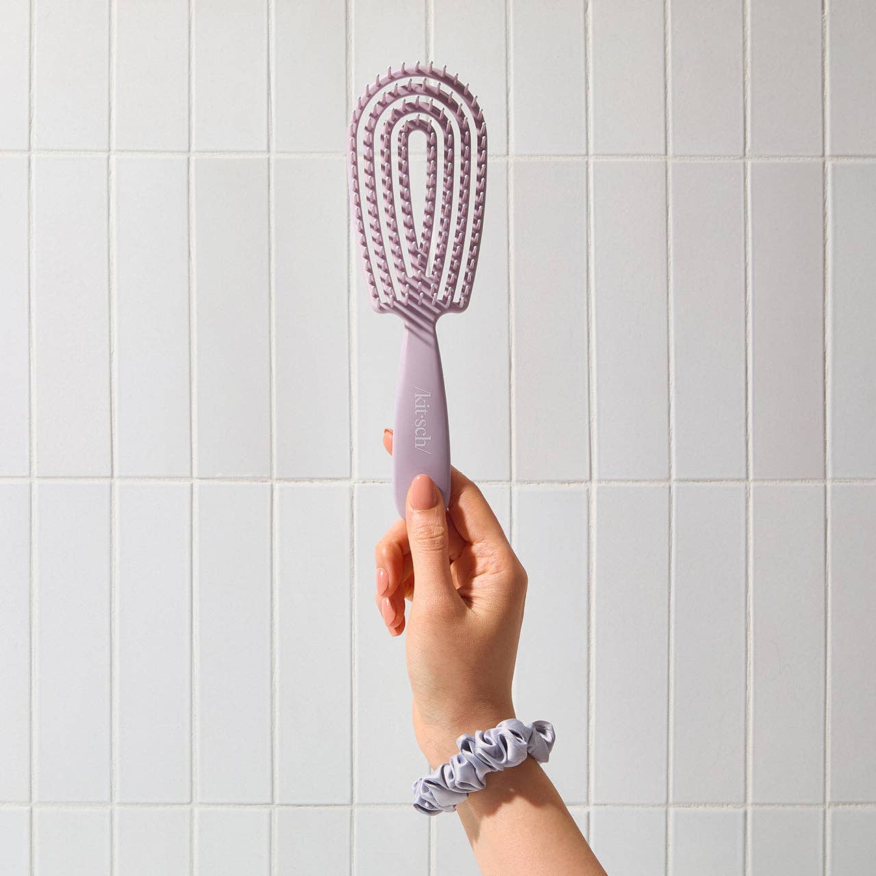 Detangling Flexi Brush - Soft Violet - Image 6