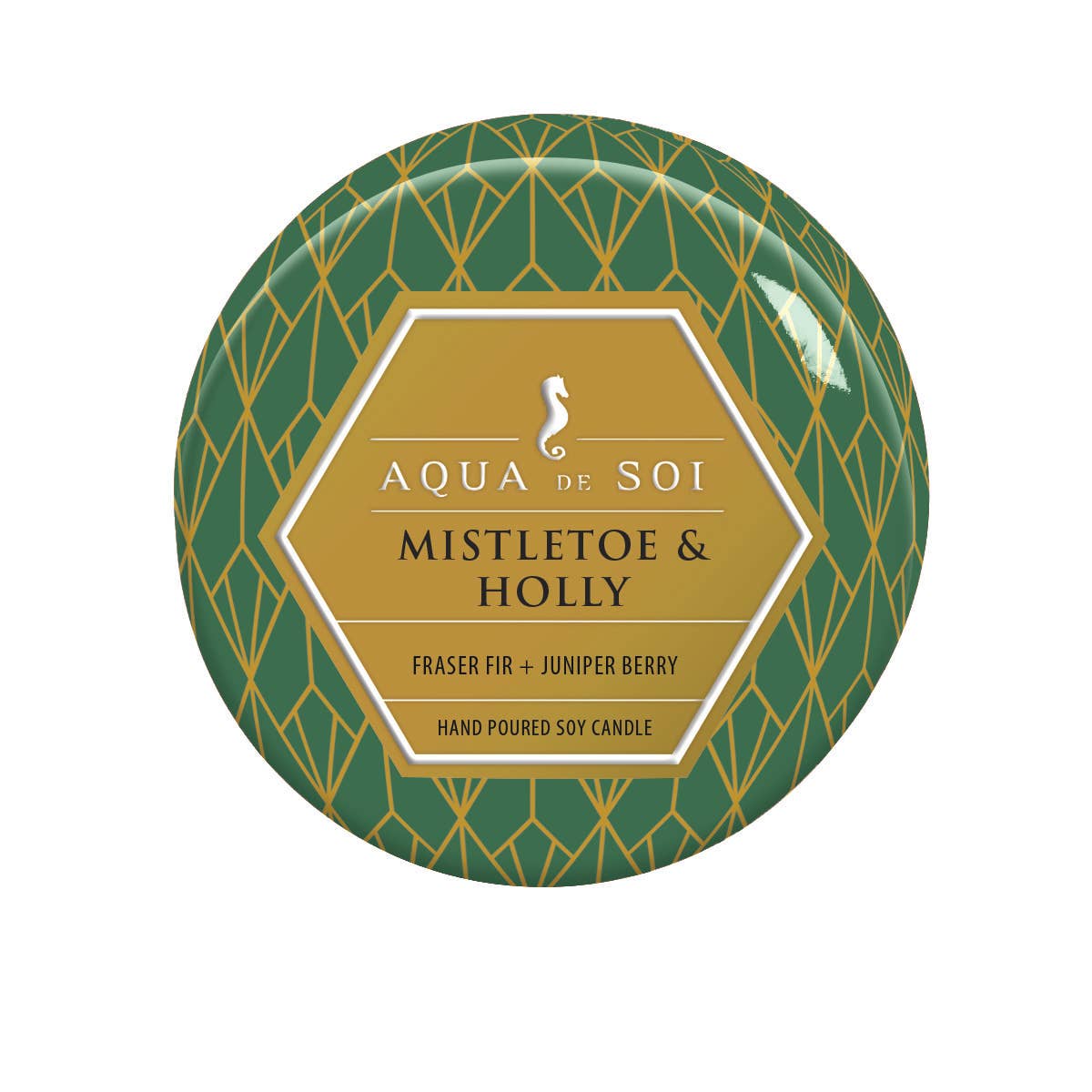Mistletoe & Holly LE 4oz Aqua De SOi Candle Tin