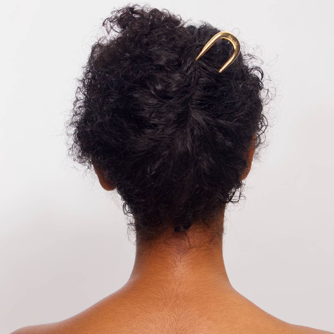 Metal French Hair Pin - Gold - Image 4