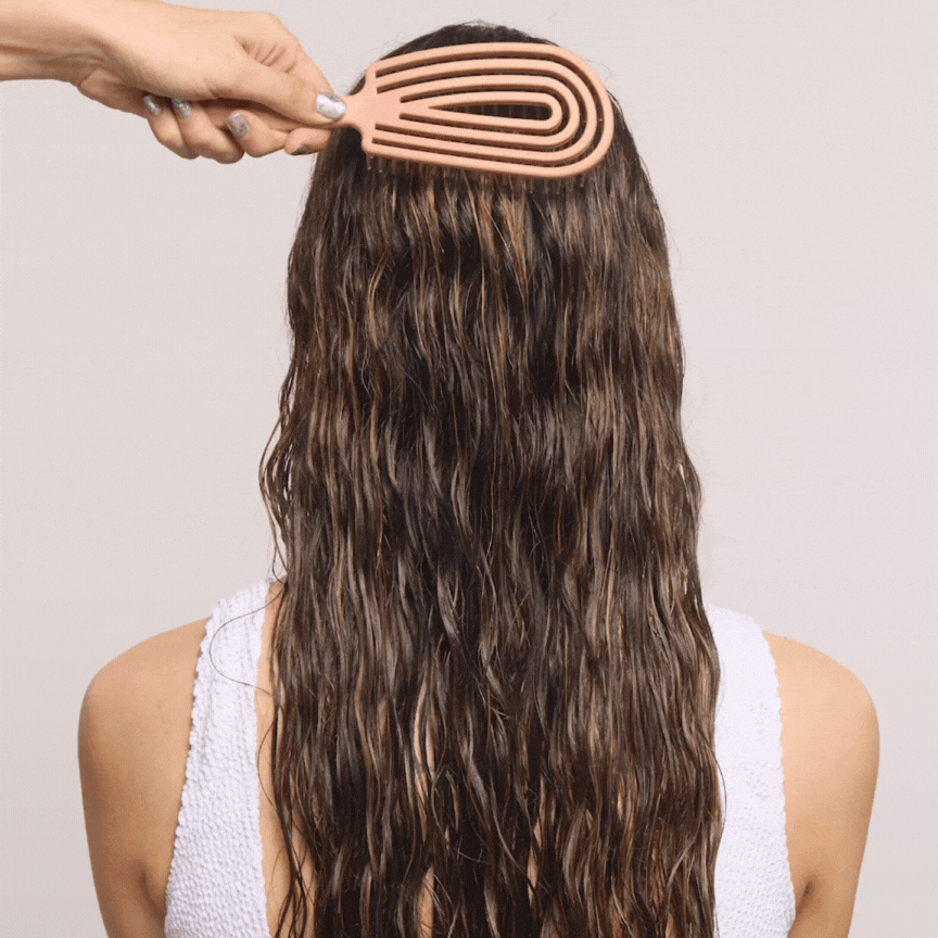 Detangling Flexi Brush - Terracotta - Image 5