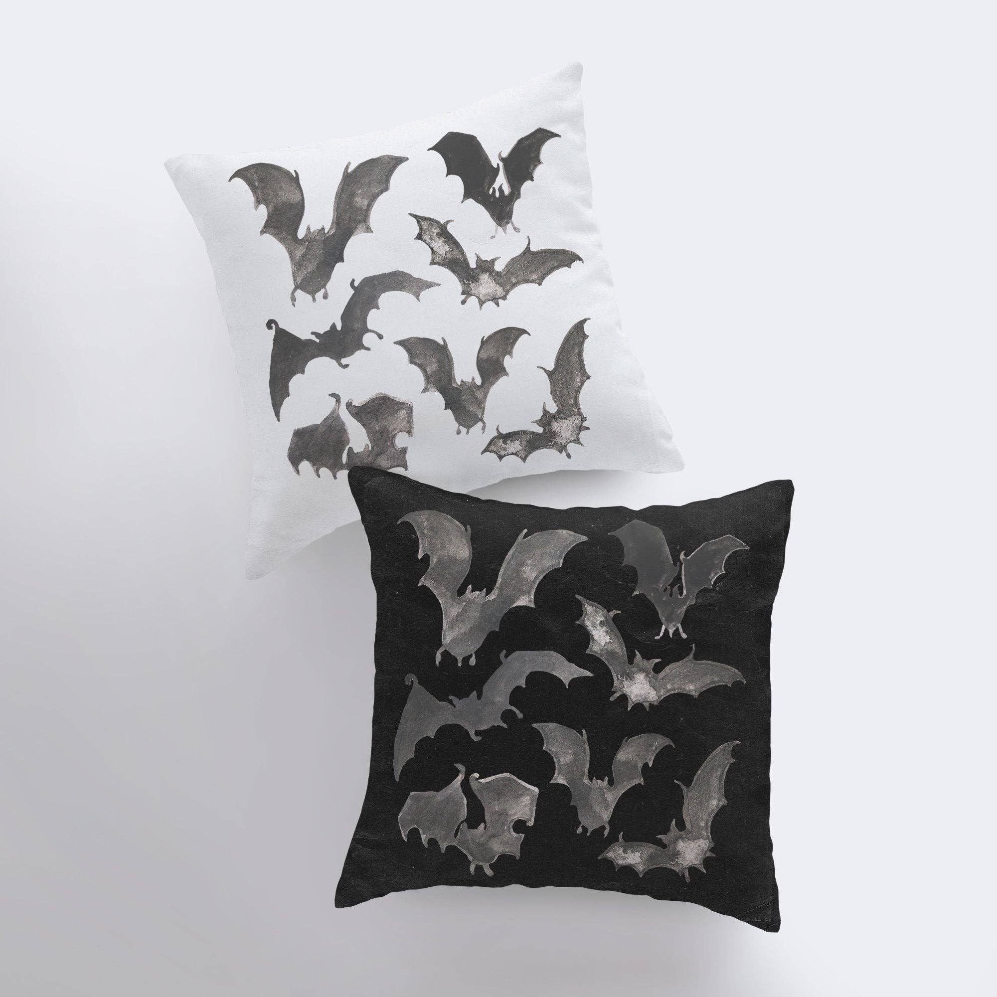 UniikPillows - Bats on White Pillow Cover - Image 4