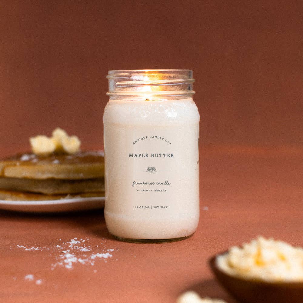 Maple Butter -Mason Jar Candle