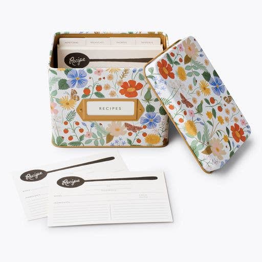 Strawberry Fields Tin Recipe Box - Image 2