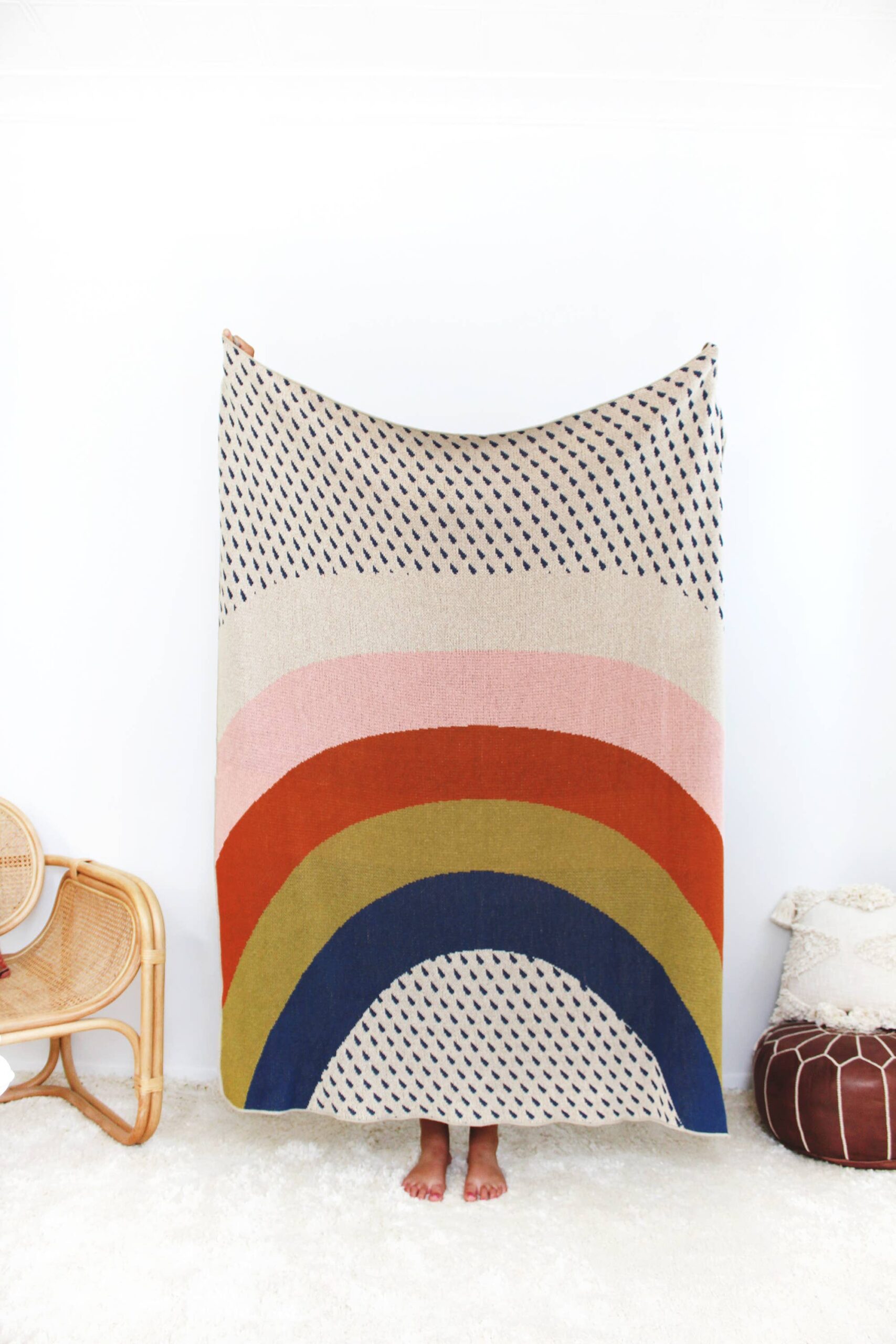 Calhoun & Co. - Rainbow Throw Blanket - Image 2