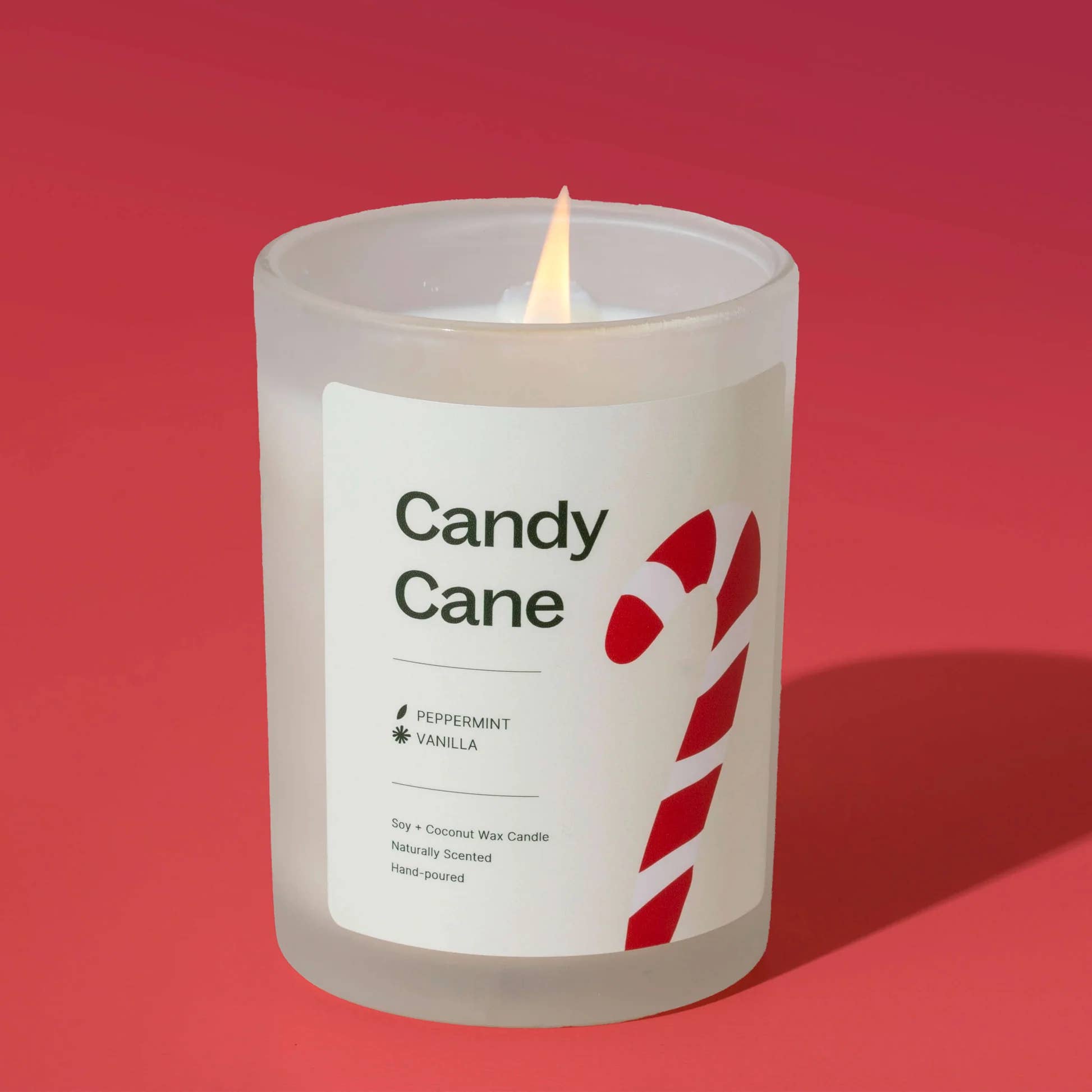 Candy Cane Naturally Scented Candle - Image 3