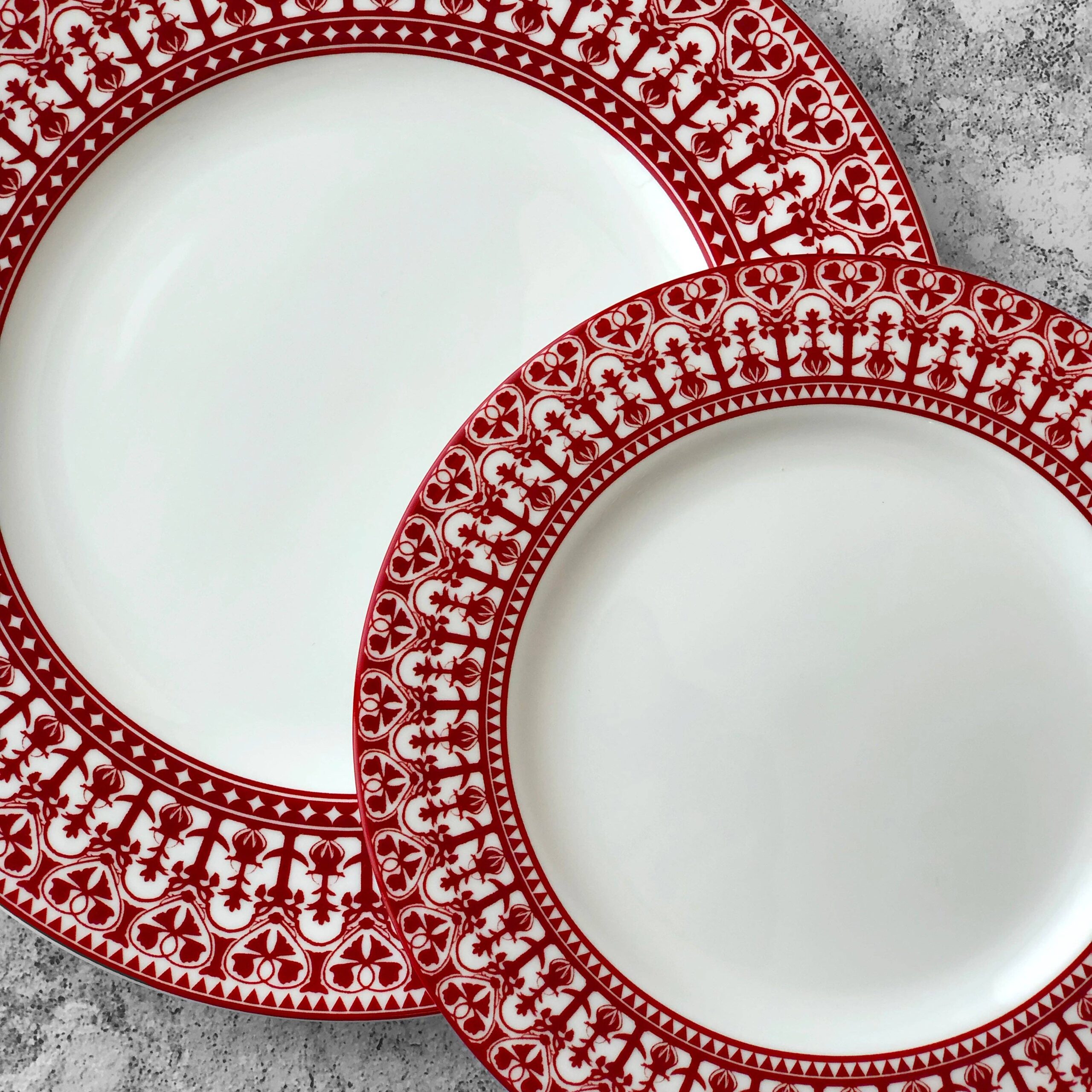 Caskata - Casablanca Crimson Salad Plate - Image 5