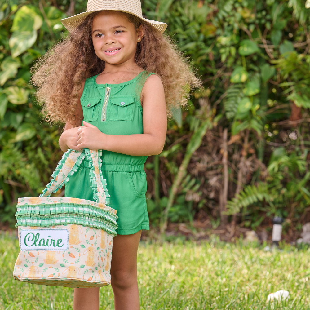 Girls Easter Egg Hunt Easter Basket - Sweet Bunnies