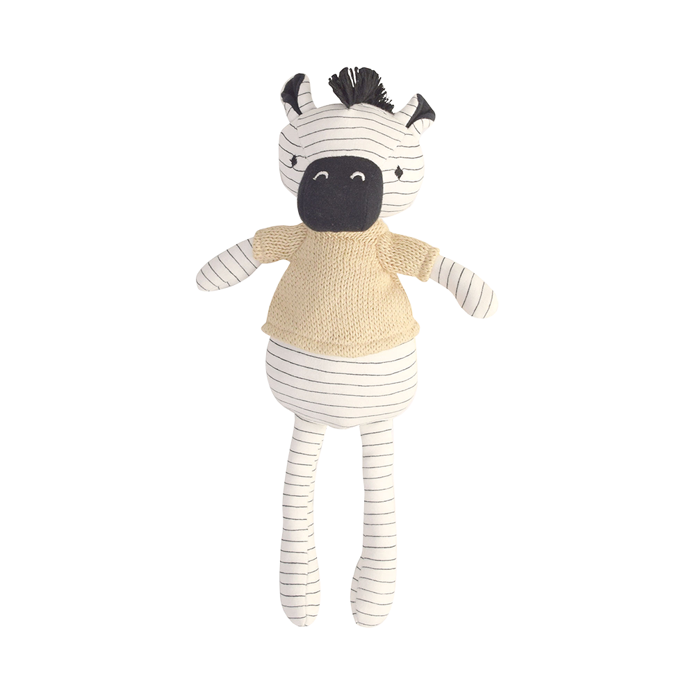 Crane Baby - Zulu Zebra Plush Toy
