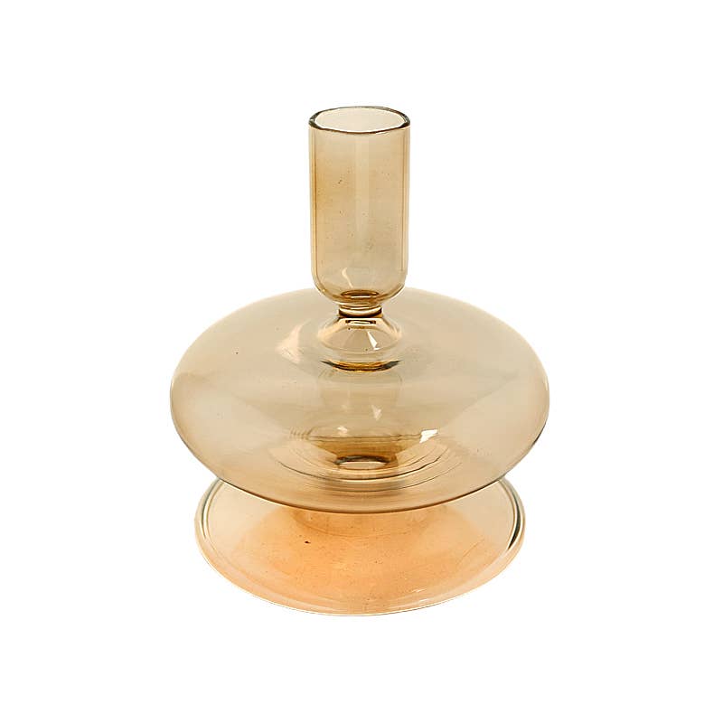 Rosha Living Inc - Wisteria Candleholder Brown - Image 3