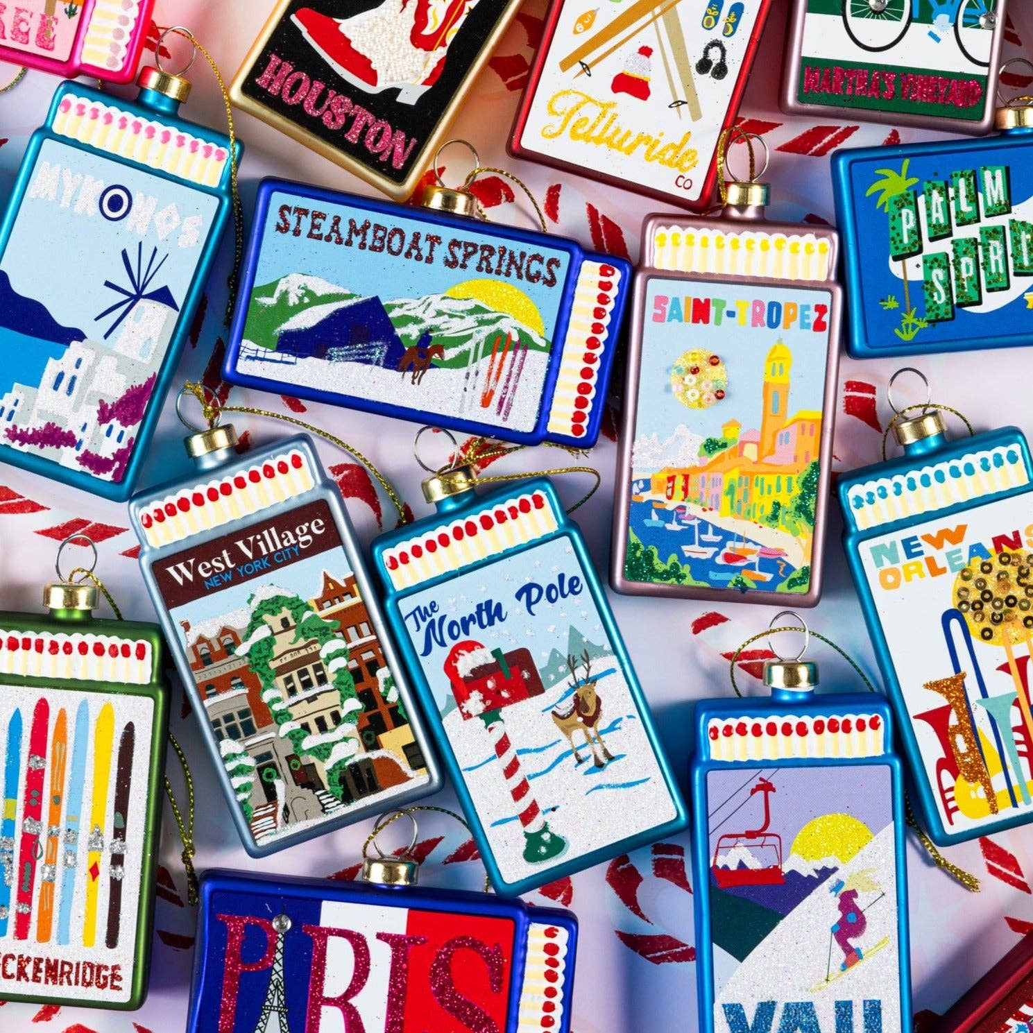 Matchbook Ornament - North Pole - Image 3