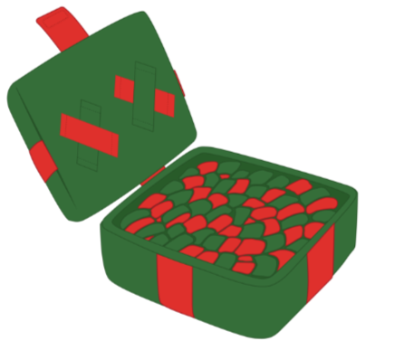 Holiday Present Interactive Snuffle Dog Toy - Image 2