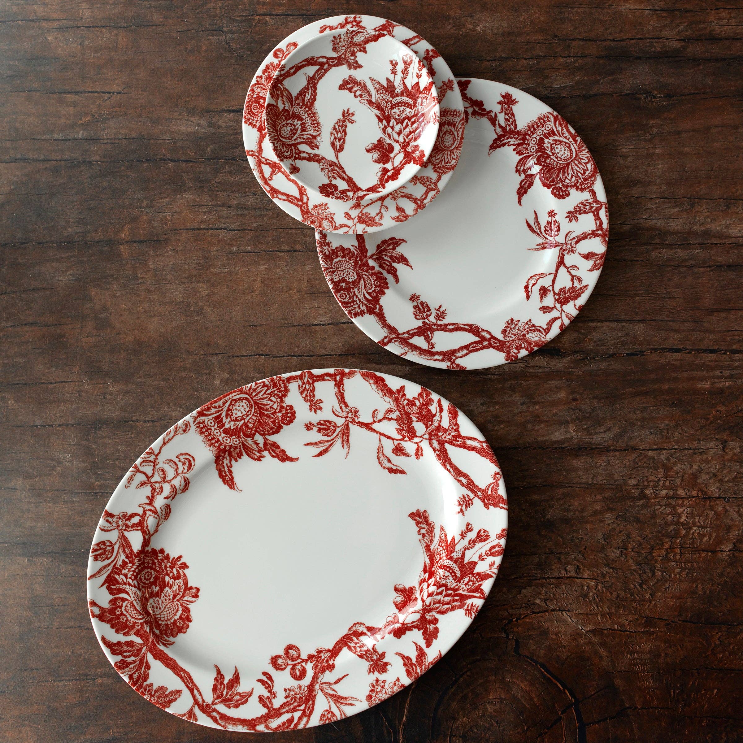 Caskata - Arcadia Crimson Small Plates, Set of 4 - Image 6