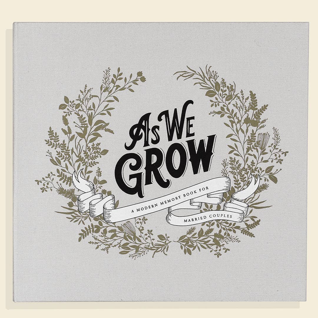 As We Grow: Memory Book for Couples (Wedding)