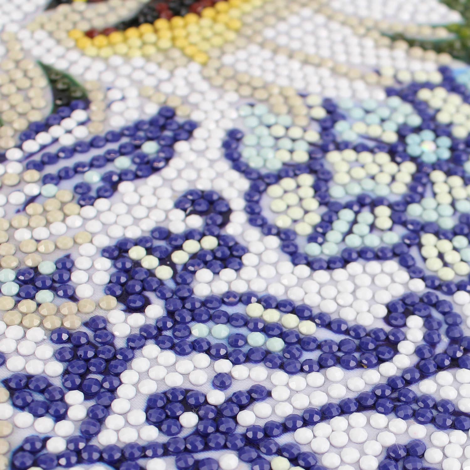 White Sunflowers Diamond Painting Kit - Image 5